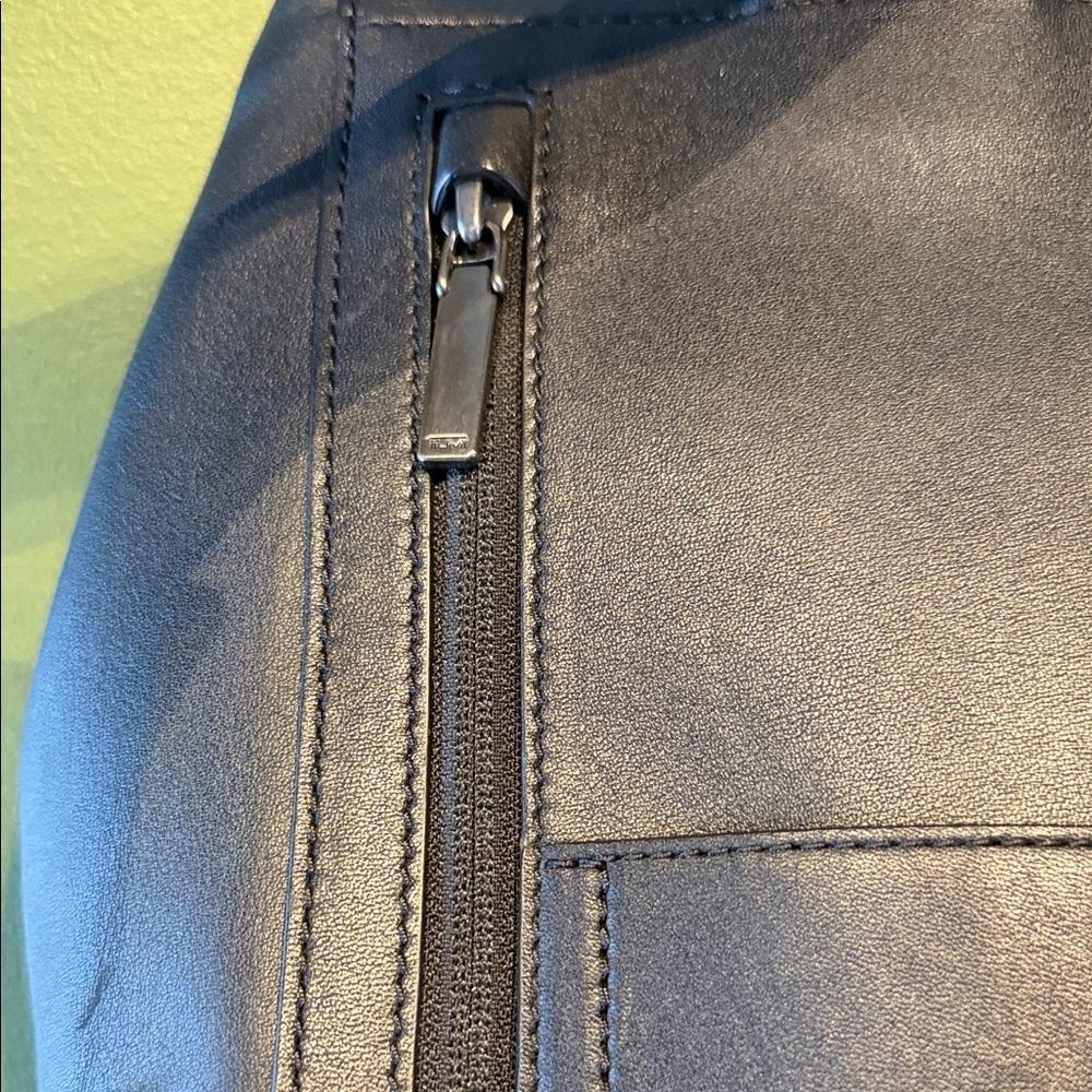 Tumi Mariella Tavi Black Leather Backpack - Picture 7 of 11